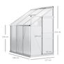 Walk-in Garden Greenhouse 6ft x 4ft Image 3
