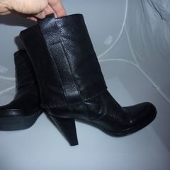 Real leather ankle boots size 6 as all saints styl