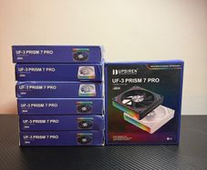 Brand New UF-3 Prism 7 Pro 120mm ARGB PC Fan.  Silent RGB Cooling Fan High Airflow Gaming Cooler