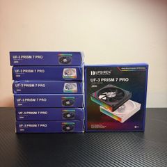 Brand New UF-3 Prism 7 Pro 120mm ARGB PC Fan.  Silent RGB Cooling Fan High Airflow Gaming Cooler
