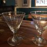 vintage snowball glasses Image 2