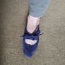 Clarks ladies blue suede shoes Image 3