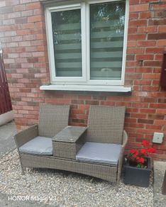 2 Seater Rattan Garden