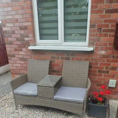2 Seater Rattan Garden