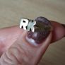 9ct gold ring size M Image 3