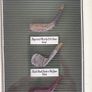 Golf club shadow box picture with replica clubs Image 2