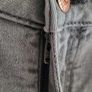 M&S Ladies Grey Straight Leg Soft Stretch Jeans Sz 12Long Image 8