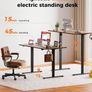 Height-Adjustable Electric Desk, 140x80 cm Image 8