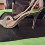 silver diamante lipsy high heels Image 4