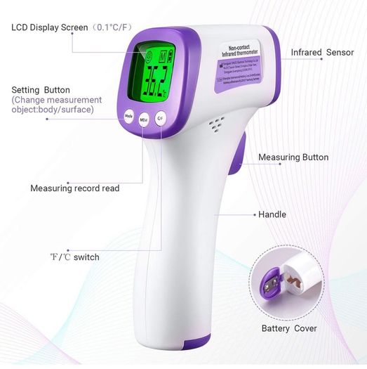 Infrared contactless Thermometer for Adults