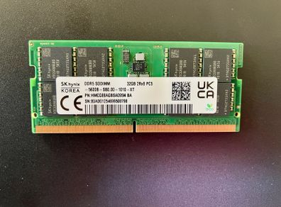 SK Hynix 32GB DDR5 Laptop ram