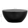 Coffee Table Hammered Aluminium 70x30 cm Black Image 8
