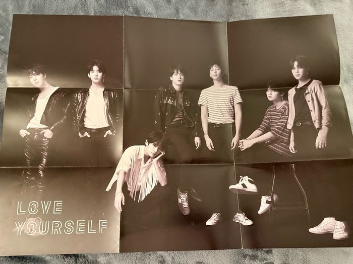 BTS Love Yourself Tear Album R Version +Poster
