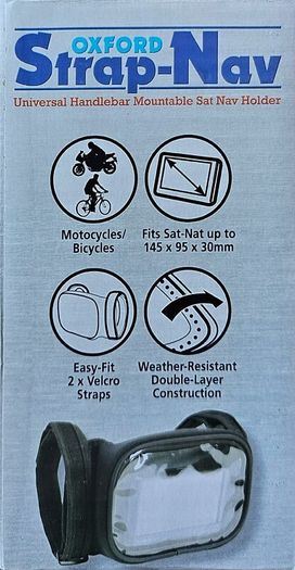 Oxford Strap-Nav - phone/sat-nav holder for motorbikes/bikes