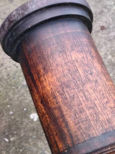 3 Foot 19th Century Mahogany Candle Stick