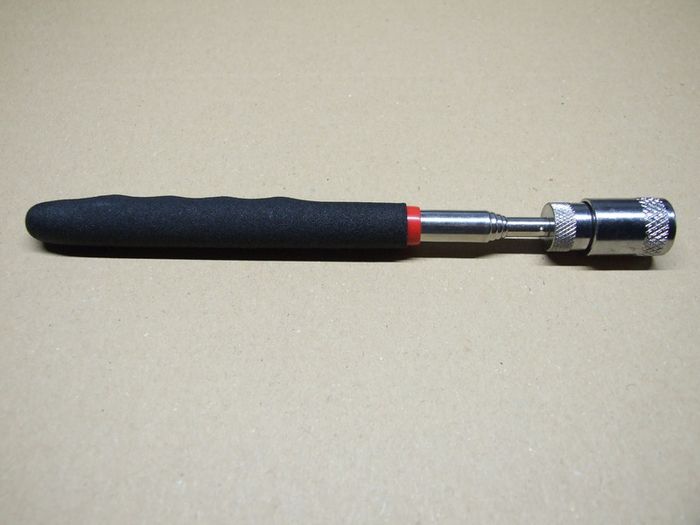 Magnetic pickup tool with LED light