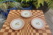 Three Vintage Nicholas Mosse Tiny Plates in the Fabulous but Discontinued Pear Pattern