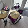 Kids Pink Drum Set Image 3
