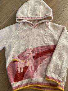 Unicorn Jumper with hood - NEXT (3-4yrs)