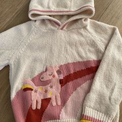 Unicorn Jumper with hood - NEXT (3-4yrs)