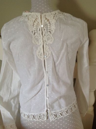 Bnwt Zara Cream Top Size Xs