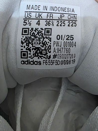 Adidas Trainers size 4