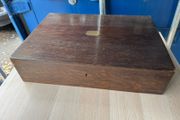 Antique Oak Maples Cutlery Canteen