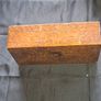 Antique Cedar Wood Box featuring a Swan Design on the Lid., Postage Available Image 3