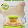 Incubators for Hatching Eggs,12 Egg Incubator with Automatic Egg Turning and Humidity Control,Egg Candler,Air Vent,360  Viewing for Chicken,Quail Eggs,Ideal for Farm,Classroom,Home Image 3