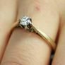 Diamond Solitaire Ring Image 2