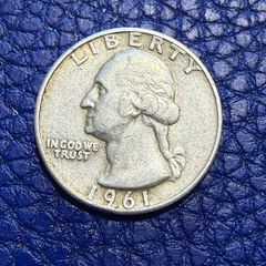 1961 Liberty Silver Quarter Coin