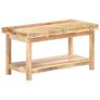Extendable Coffee Table 90x(45-90)x45 cm Solid Mango Wood Image 3