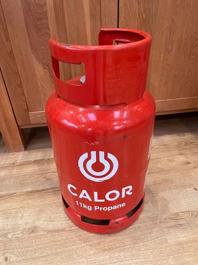 Empty propane cylinder