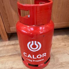 Empty propane gas tank