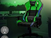 Gaming Chair with RGB Lighting  and Bluetooth