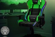 Gaming Chair with RGB Lighting  and Bluetooth