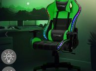 main image for ad Gaming Chair with RGB Lighting  and Bluetooth