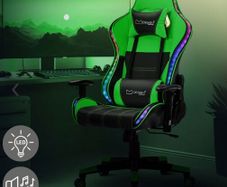 Gaming Chair with RGB Lighting  and Bluetooth