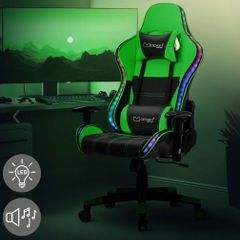 Gaming Chair with RGB Lighting  and Bluetooth