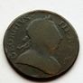 1772 Copper Half a penny King George III Image 2