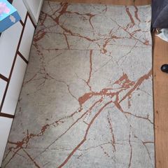 Modern Marble Effect Rug 210 x 150 cm