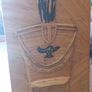 unique hand made display case with hand painted backdrop Battle with Napoleon Image 2