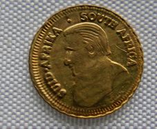 Krugerrand Miniature 24K Gold Plated Token