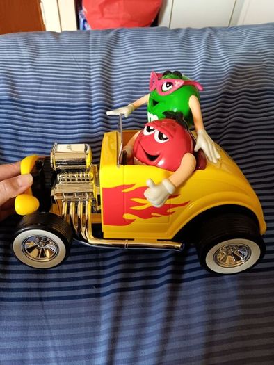 M&M's Rebel Without A Clue Hot Rod Candy Dispenser. (A few minor marks. See pictures.)