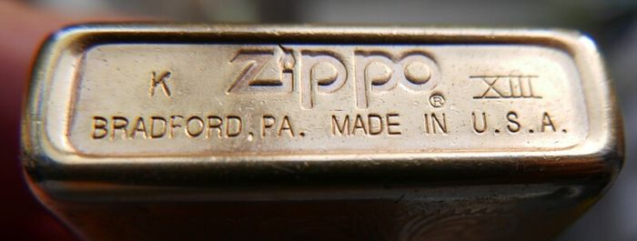 Vintage VENETIAN Engraved Zippo  Lighter Bradford