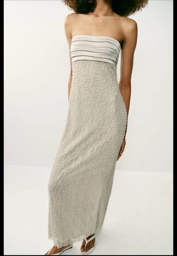 Zara embellished dress