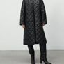Zara faux leather coat size large Image 2