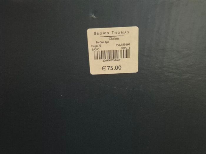 Brown Thomas 6 Piece Cocktail Shaker Set, New