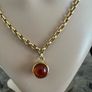Gold tone Necklace Image 3