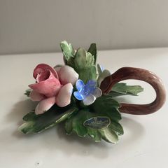 Vintage Nuova Capodimonte candle holder